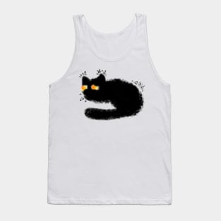 Worried Cat MS paint Tank Top